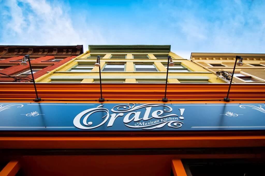 NJ Restaurants: Orale Kitchen, Jersey City, Facade & Sign