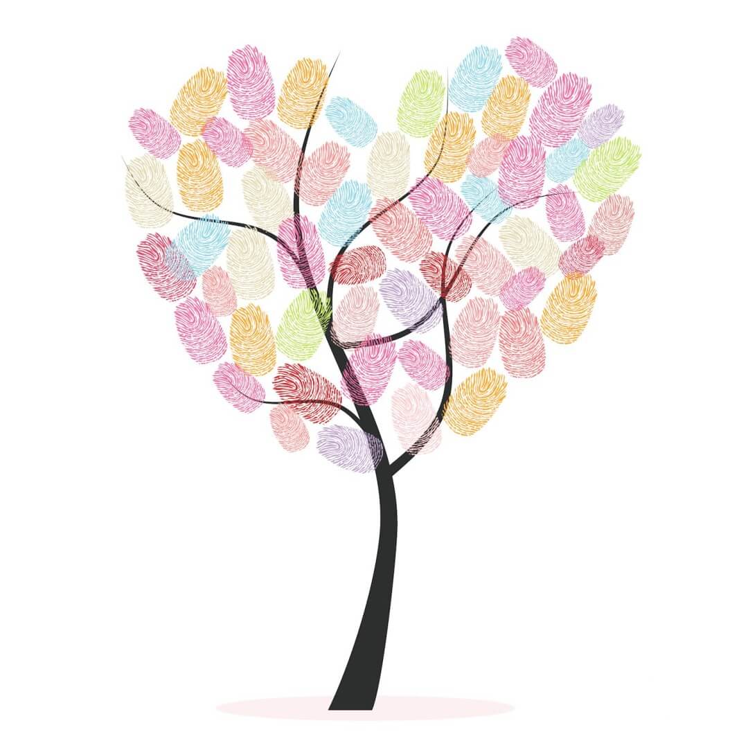 DIY Wedding Ideas - NJ Bridal Fingerprint Tree