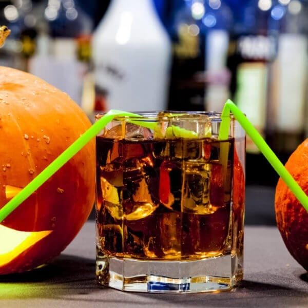 Jack O' Lantern on the Halloween party