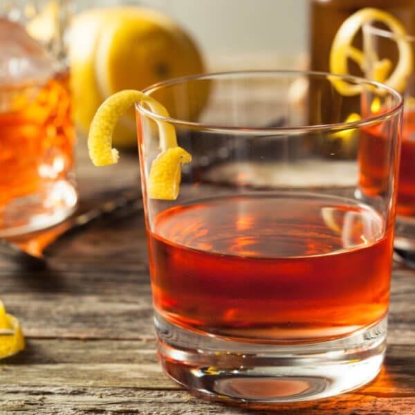 Homemade New Orleans Sazerac Cocktail