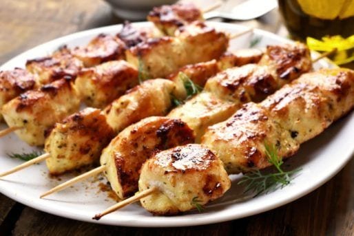chicken skewers