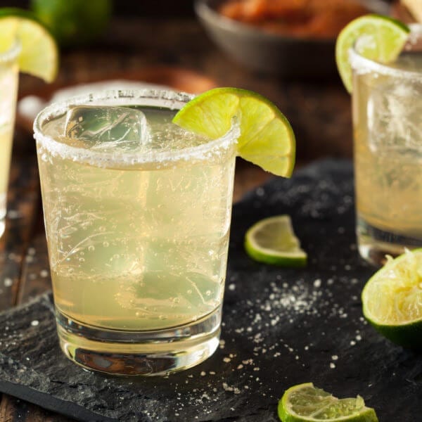Homemade Classic Margarita Drink