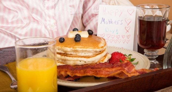 Mother's Day Breakfast In Bed