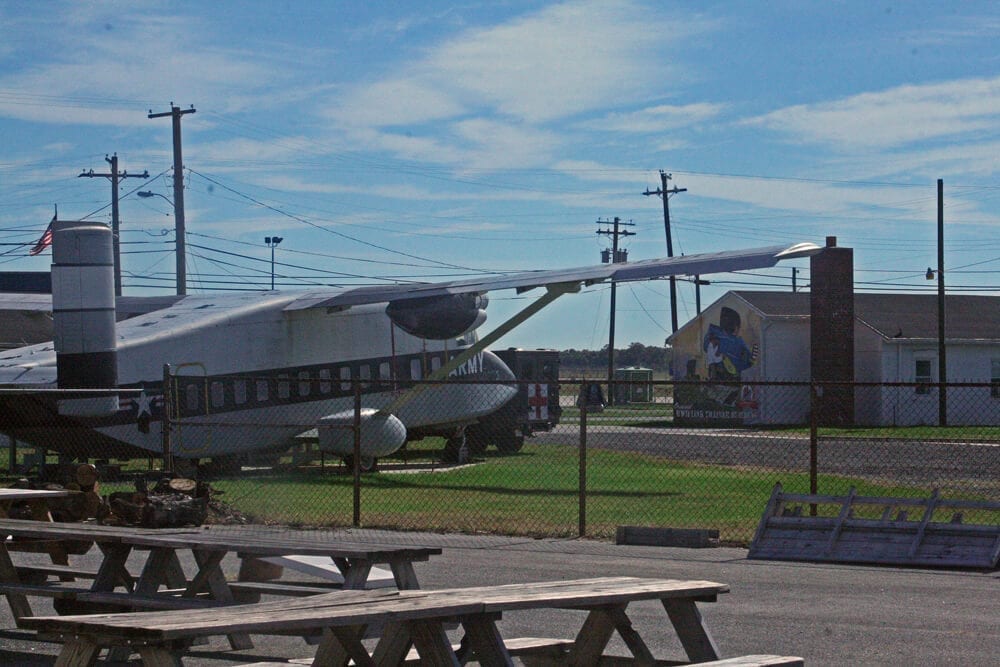 view from outdoor seating area