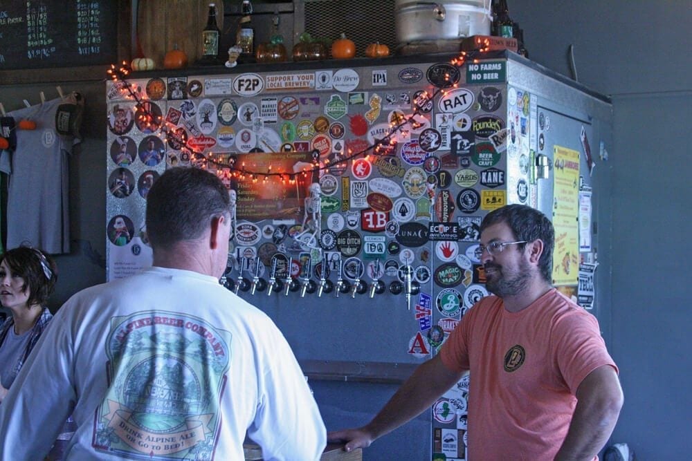 interior of bar