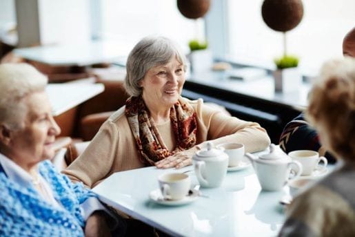 Older Women at Diner for Brunch