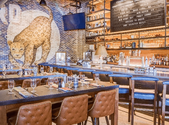 Grain & Cane restaurant interior