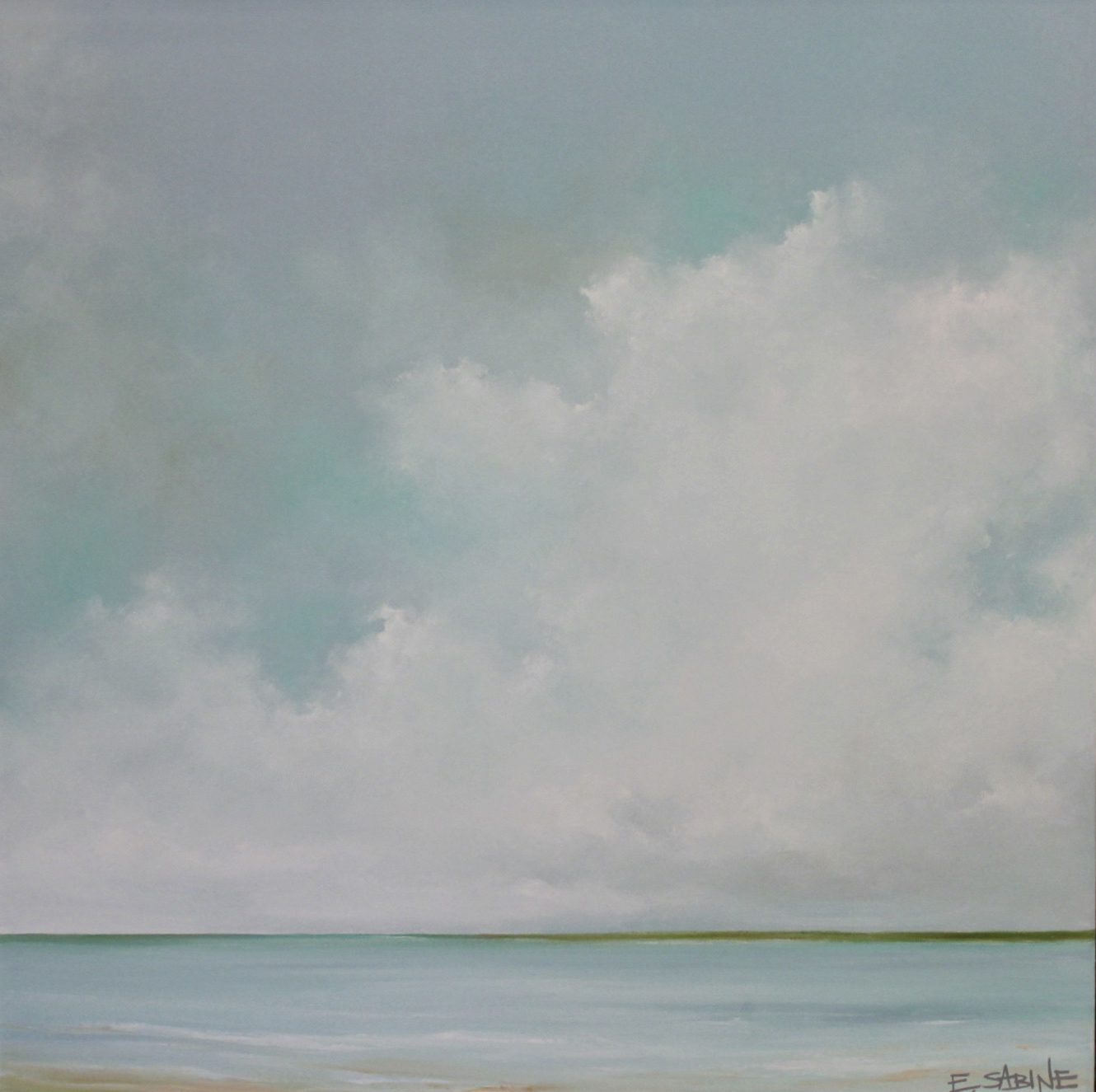 Painting of Jersey Shore by Elizabeth Sabine