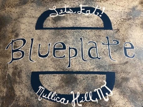 Blue Plate Sign