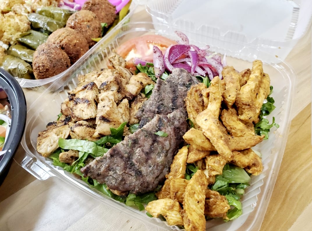 Food in takeout container