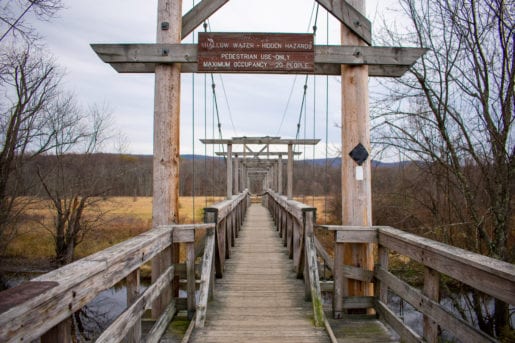 suspended bridge