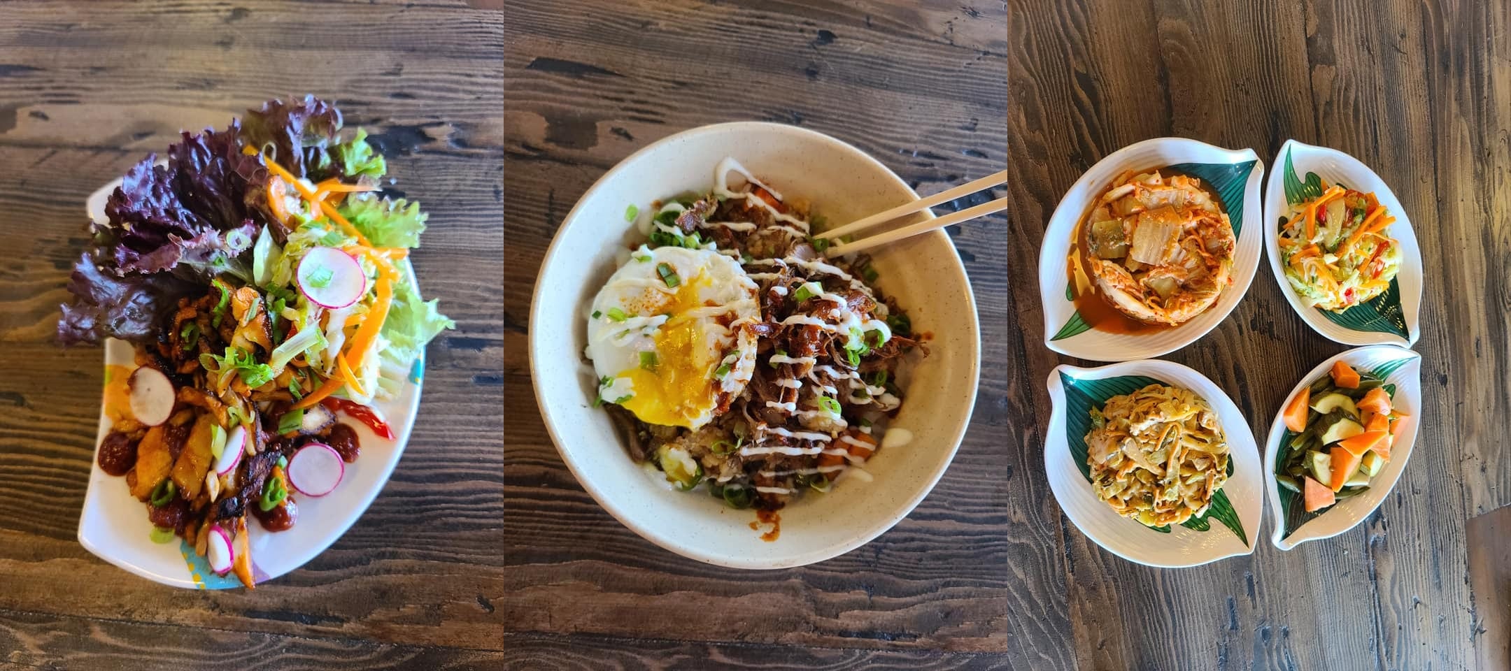 Menu Sample with Ramen, Salad, and more