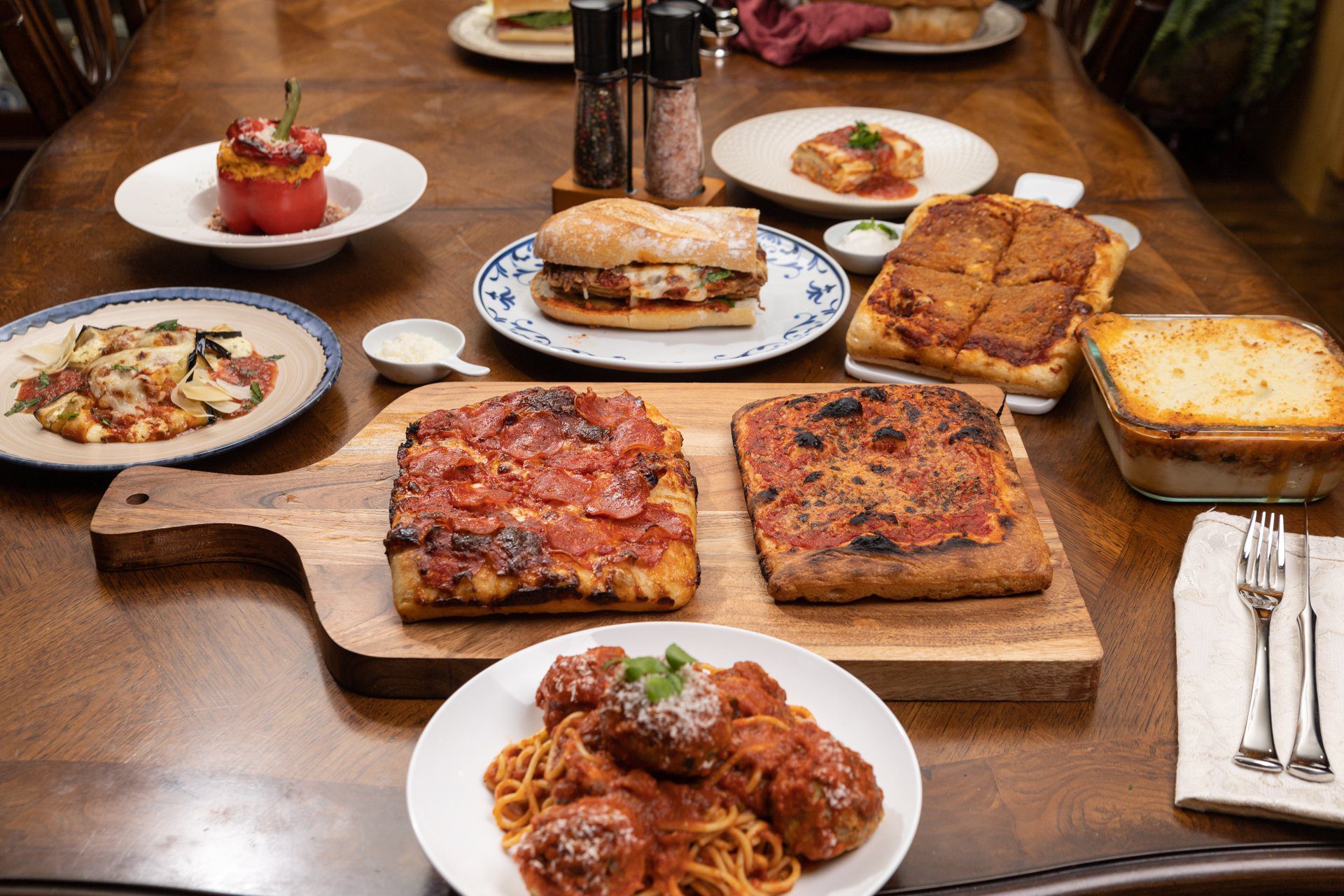 Teglia Pizza Bar Menu Options
