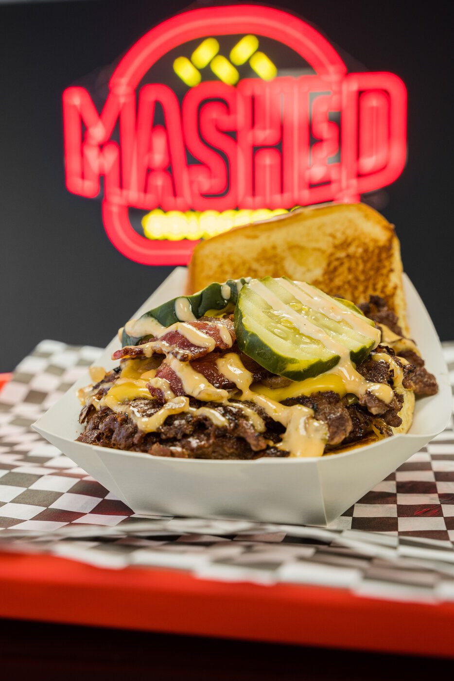 Mashed Burgers Menu Sample