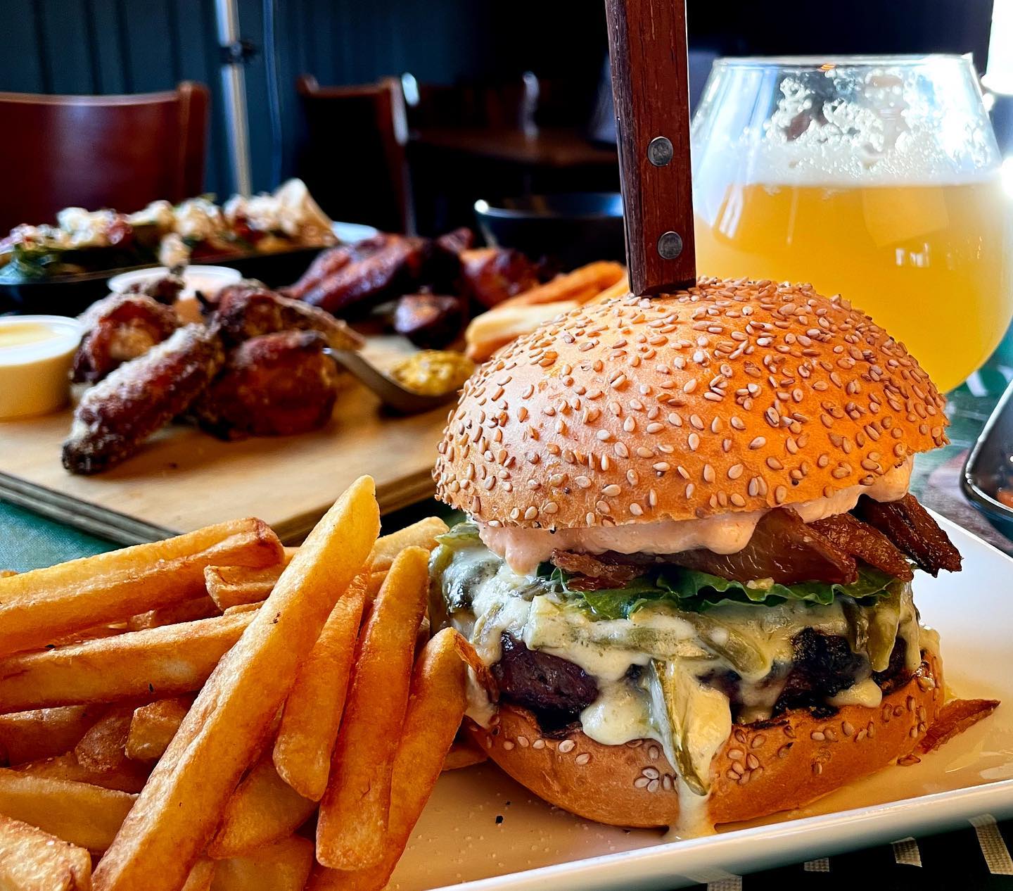 Burger and Fries