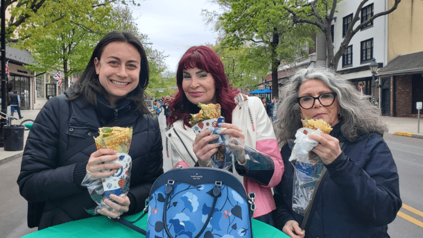 Food Tour Group Eating