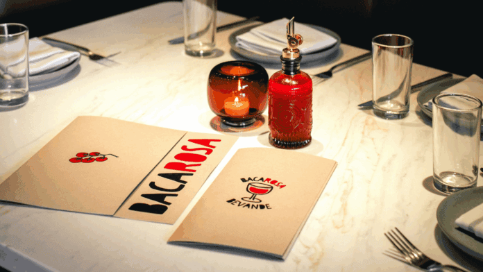 Bacarosa Menu