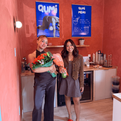 Pilates Studio Owners Camilia Purino and Zephaniah Barte